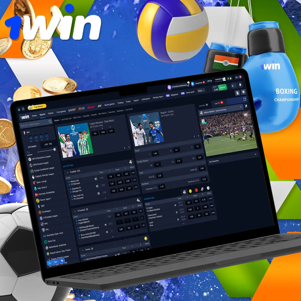 1Win India Betting Markets